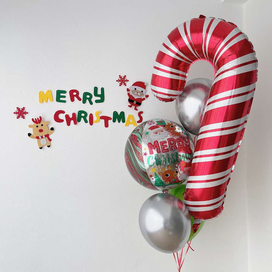 (Christmas) Holly Jolly Christmas Balloon Bunch