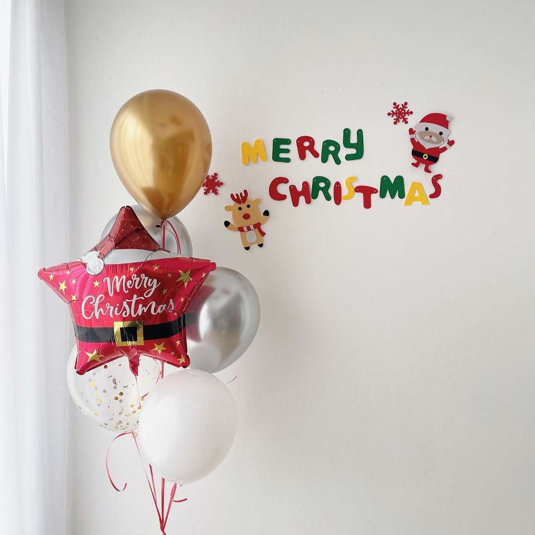 Christmas Santa Star Bunch