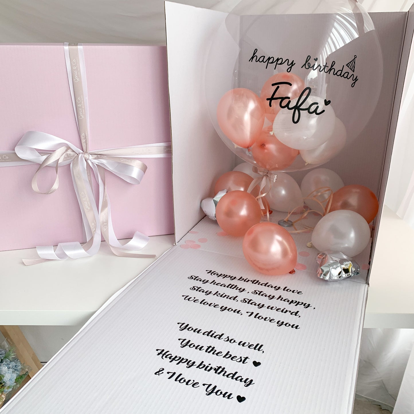 22" (Rose Gold) Surprise Box