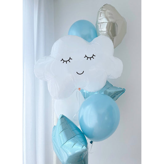 Smiley Cloud Foil Bunch