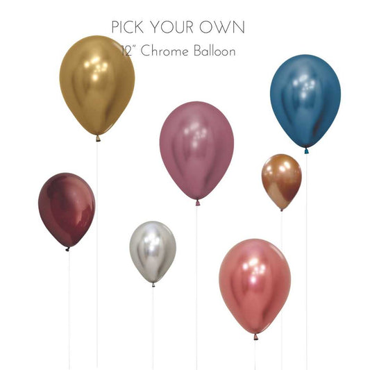 12" Chrome Latex Balloon