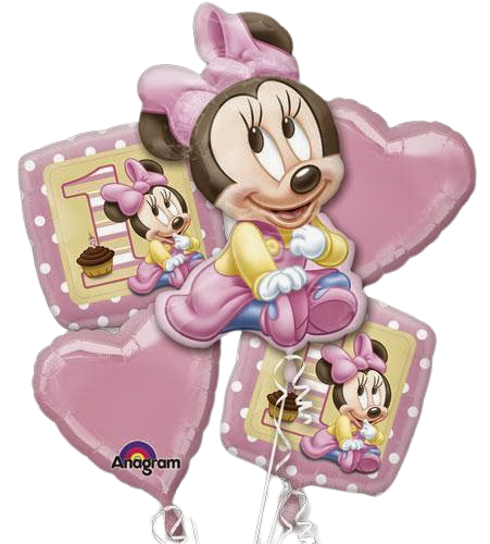 Baby Minnie 1st Birthday Foil Set