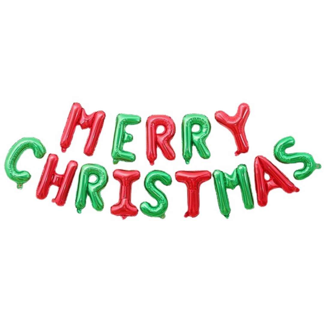 (Christmas) Merry Christmas Balloon Banner