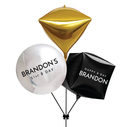 Diamond Orbz Balloon Bunch Set