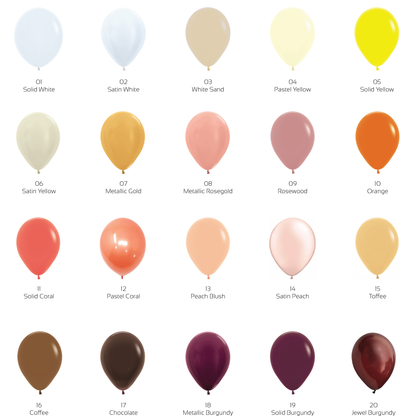 12" Plain Latex Balloon