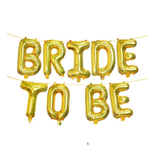 Bride To Be Balloon Banner