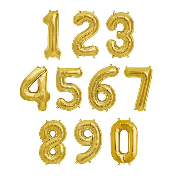 40" (Gold) Number Foil