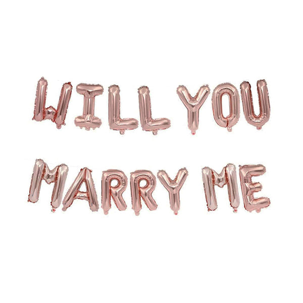 Will You Marry Me Balloon Banner