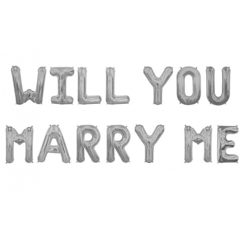 Will You Marry Me Balloon Banner